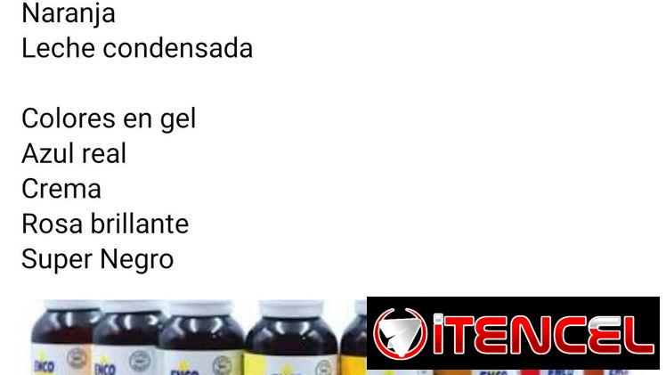 Esencia y colorantes en gel enco