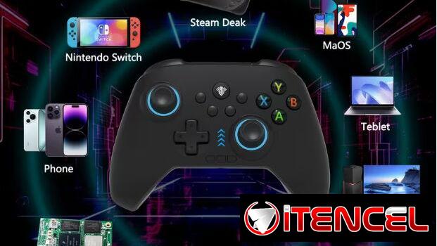 mandos inalámbricos RGB con memoria bluetooth y cable para pc,android,Apple,switch  tel:54018133