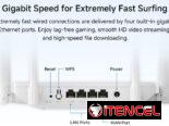 Router U-SPEED WiFi AC1200 Router inalámbrico de doble banda, velocidad de hasta 1.2 Gbps, 4 puertos Gigabit /63142460
