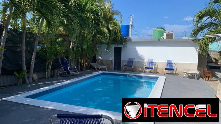⛱️ Rento casa Marycarmen a solo 2 cuadras de la playa Guanabo con piscina y 4 habitaciones. Whatssap 5 2 9 5 9 4 4 0 🏖