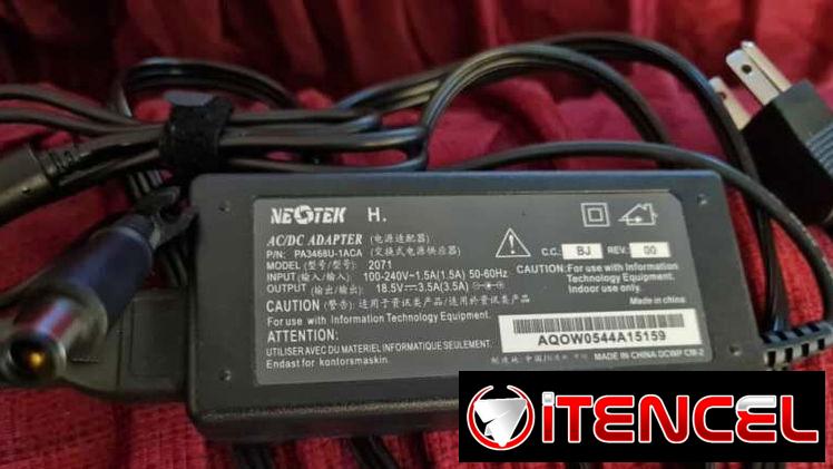 CARGADORES PARA HP, DELL Y TOSHIBA VARIOS TIPOS