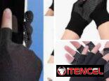 Guantillas antideslizante color negro unica talla para Moto y bicicleta
