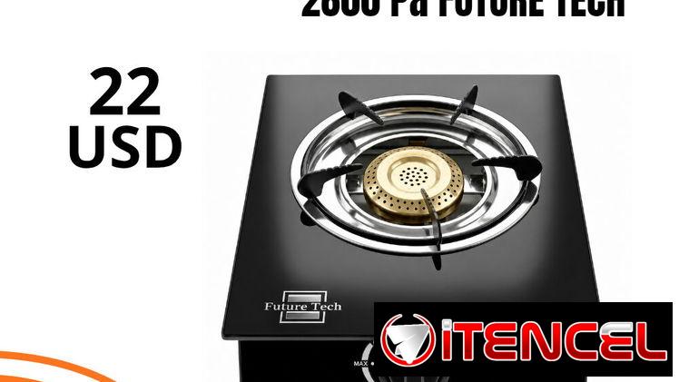Cocina de gas de vitrocerámica 2800 Pa FUTURE TECH