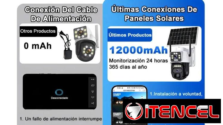 Cámara Solar/10 Mpx/ 12000mAh/wifi