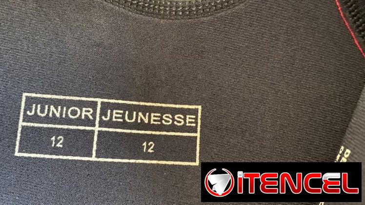 Mono short junior 3mm