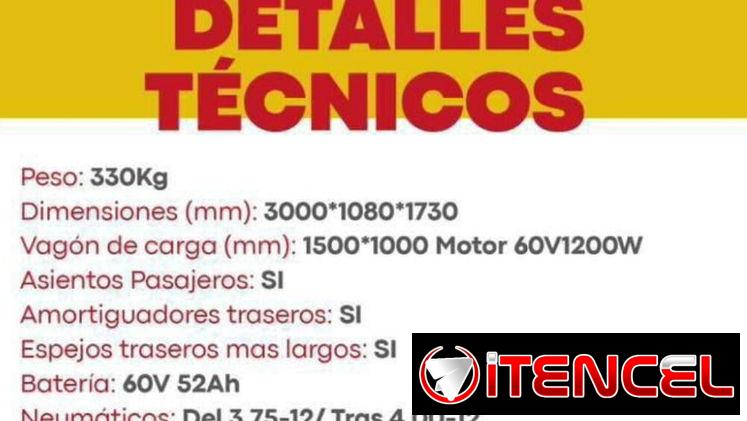 🛺⚡ ¡TRICICLO ELÉCTRICO DE CARGA AINSITEC! ⚡🛺