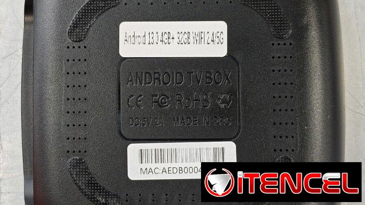 ANDROID TV BOX TRANSPEED 8K de 4G/32GB
