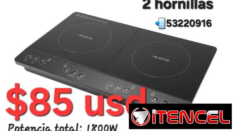 ‼️Cocina de inducción Milexus de 1 y2 hornillas ✨️ Factura, garantía y mensajería‼️