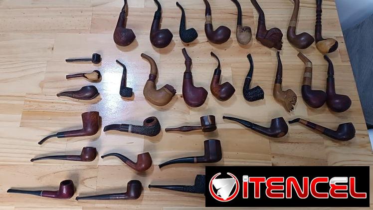 Vendo esta coleccion de pipas (cachimbas) de tabaco..52517366