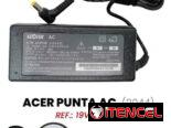 Cargador para Laptop Acer de 19v 3.42a, nuevo +garantía.