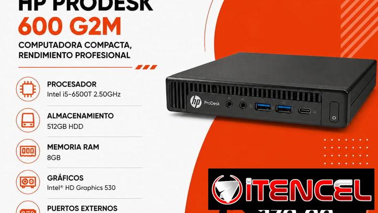 Mini PC HP ProDesk 600 G2M i5 8GB 512GB HDD | Computadora Compacta en La Habana