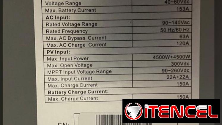 🔥 SOLO ME QUEDAN 2 🔥🔥 ⚡ INVERSOR POWLAND 6.5KW ORIGINAL ⚡💥 ALTA POTENCIA — IDEAL PARA LOS APAGONES EN CUBA🔥