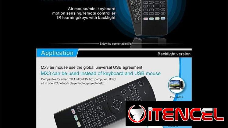 🎮🖱️ Control Remoto Air Mouse MX3 Pro – Todo en Uno para tu Smart TV y TV Box
