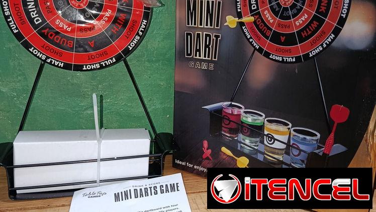 Juego de Diana 🎯 con vasitos de tragos.
