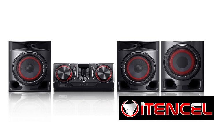 Equipo de musica LG CJ45 de 3 bocinas con subwofer 720 W RMS