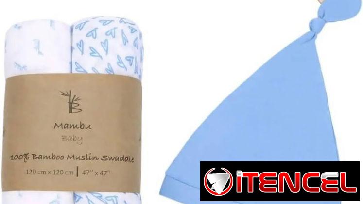 Manta de muselina de bambú para bebé