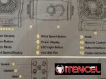 Ventiladores recargables 20mil mah 50usd color negro