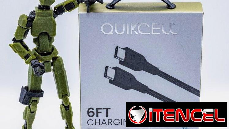 Cable Quikcell USB-C a USB-C Carga Rápida Trenzado 6FT