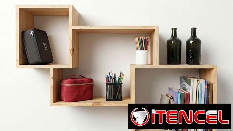 Mueble Estante Aéreo (Oculto) Estilo Moderno