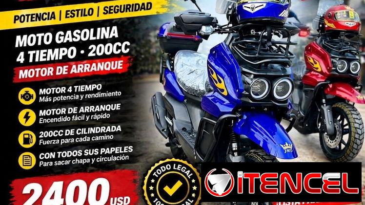 MOTO DE MARCA JMD 200cc 0KM – TODO LEGAL 2400 USD