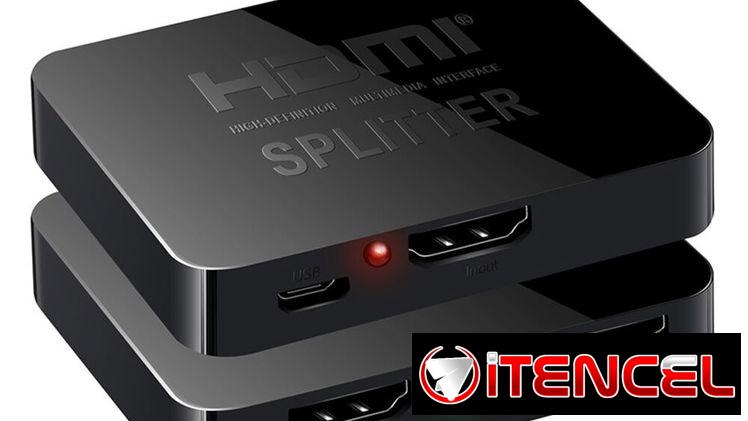 Splitter HDMI 4K Divisor HDMI de Señal NUEVO | Gama Alta para Duplicar Imagen | Distribuidor 1 Entrada 2 Salidas