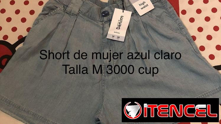 Vestido veiz de mujer talla XL marca HM. Short de mujer  talla M