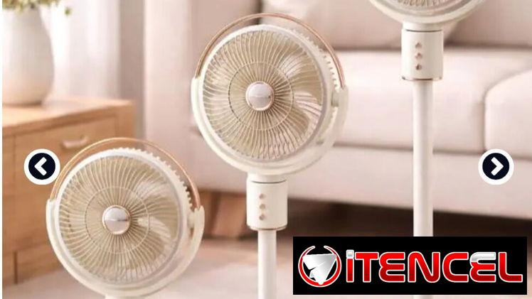 Ventilador recargable multifuncional 🌬️🔋