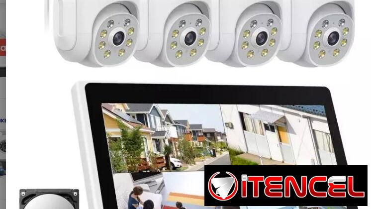 Sistemas de cámaras de Seguridad//CCTV Hiseeu 4 cámaras//IP66//Visión Nocturna//Nuevo
