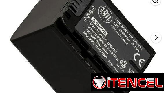 4 Batería NP-FV70 Premium para Videocámaras – Mayor autonomía y carga estable y su cargador.