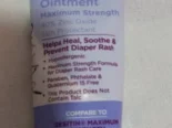 Ungüento anti rozadura del pañal del bebe.