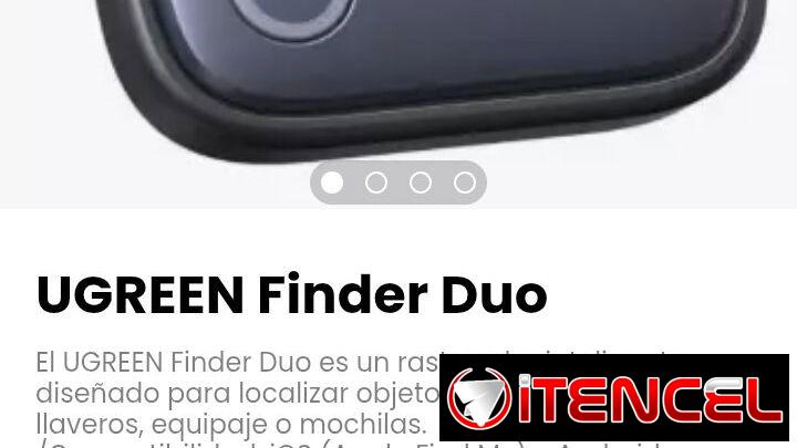 UGREEN Finder Duo. Rastreador inteligente diseñado para localizar objetos perdidos