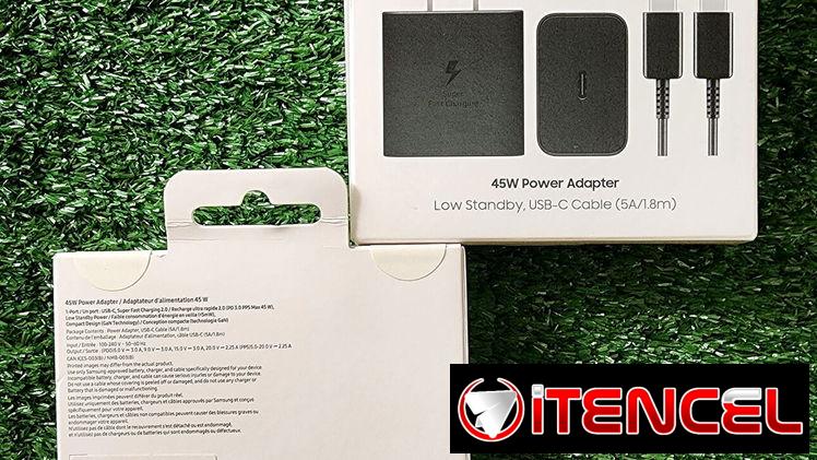 45W. Cargador USB-C SAMSUNG Carga Ultrarrápida. Originales en sus 📦.