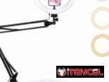 Brazo Articulado con soporte para celular y Aro de Luz led,  grabar videos, selfies precio $50 USD Transporte Adicional