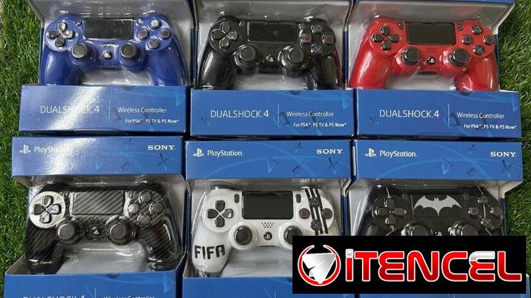 Mandos de ps 4 x cantidad con su cable de carga