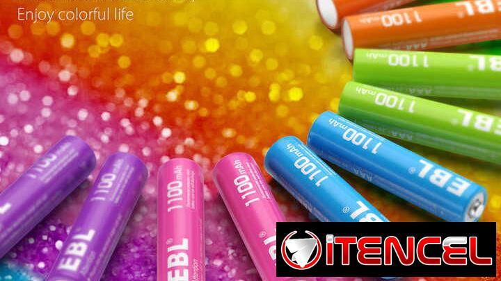 ✅✅ BATERIAS RECARGABLES EBL – AAA TRIPLE A ✅ LA MEJOR MARCA ✅ PACK DE 10 UNIDADES ✅ NI-MH ✅ 1100mAh ✅ NUEVA ✅ SELLADAS ✅