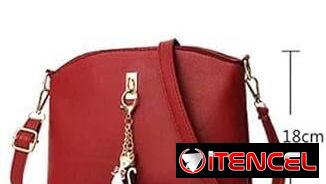 Cartera bolsa de mujer, mediana, elegante en color rojo para toda ocasion