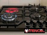 *Cocina de empotrar Milexus 3 quemadores de gas con encendido de magneto y un quemador infrarrojo*  – Precio 170 USD – C