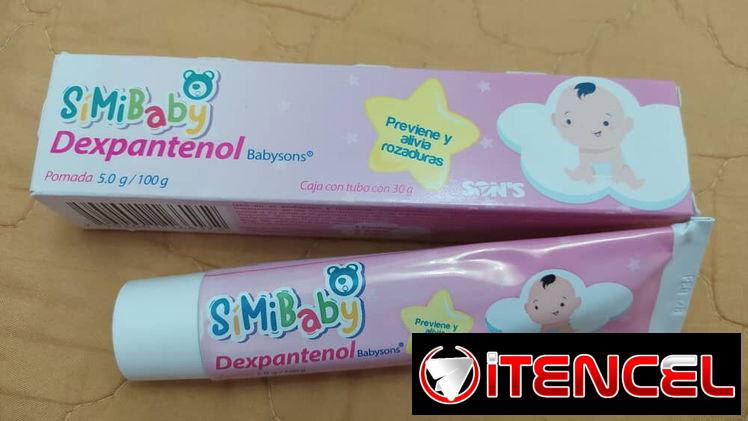 Dexpantenol crema para la pañalitis para bebé