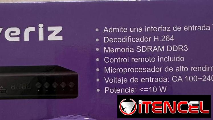 Caja receptora de canales para Tv en hd