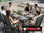 Mesa de exterior y interior de 6 sillas