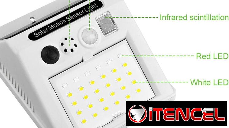 🍀 LUZ CON SENSOR DE MOVIMENTO 🍀 FUNCION ALARMA 🍀 SENSOR OSCURIDAD 🍀 5.887.23.60