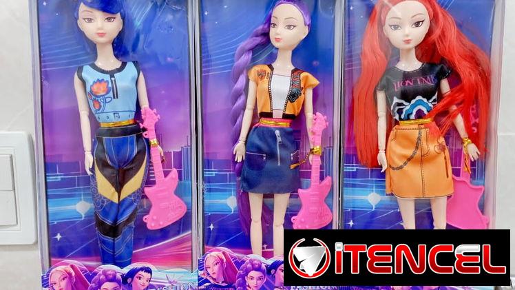 Barbie Guerrera Kpop con guitarra (Una de cada una) ✓Articuladas