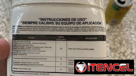 Pipetas de Cipermetrina en polvo al 40%