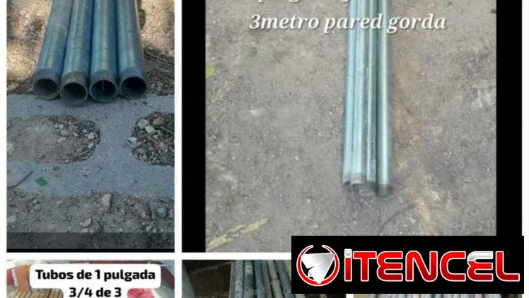 ❎❎todo en tubos galvanizados y de hierro , diferente diametro