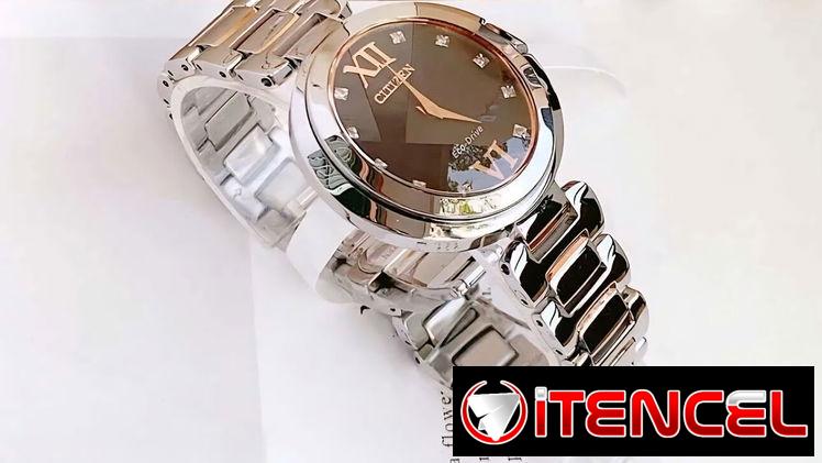 CITIZEN ECODRIVE CAPELLA PARA MUJER (EX1516-52E) DE 34MM , NUEVO A ESTRENAR POR USTED , CRISTAL DE ZAFIRO 58049738