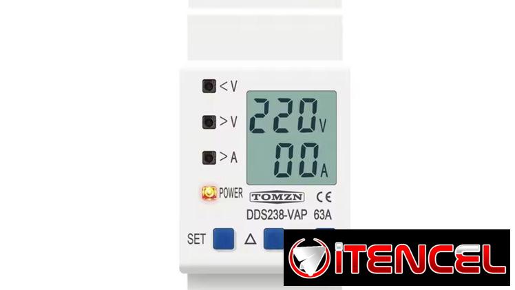 Protector de Voltaje Ajustable con Display para ver Consumo en KWh, Volt, más detalles