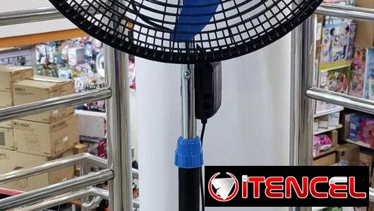 Ventilador de pedestal 18 pulgadas 5 aspas MILEXUS color negro Precio $70 USD Mensajería incluida, garantía y factura