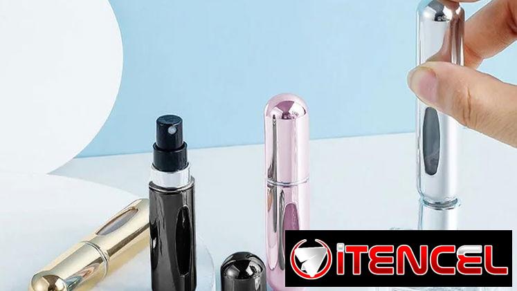 Mini atomizadores de perfume recargables  Detalles del producto Perfectos para viajes y uso diario Color: Plata, Dorado,