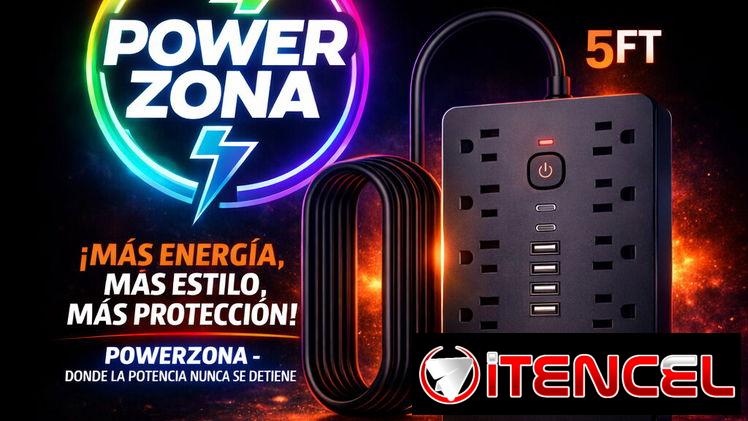 Extencion de un 1,5M  +Protector de Voltage 17 en 1 , Nuevo en 22$