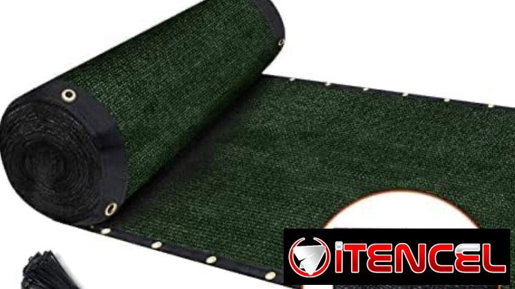 Rollo de Malla de Privacidad para Piscinas, Terrenos, Azoteas – 50 Pies de largo – Color Verde Oscuro y Duraderos